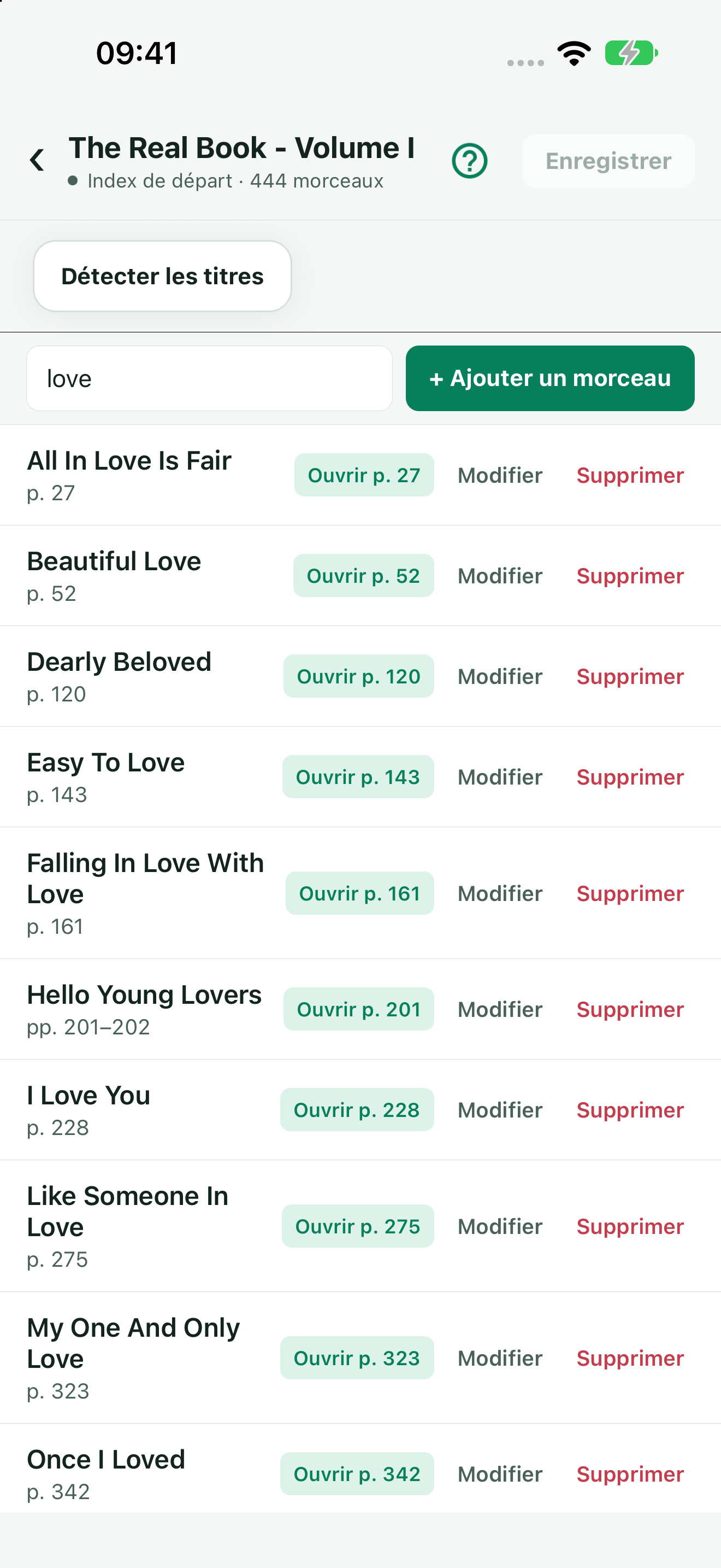 Detect and review tune titles